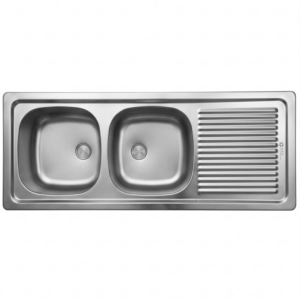 Stainless Steel Inset Sink Double Bowl 1200*460